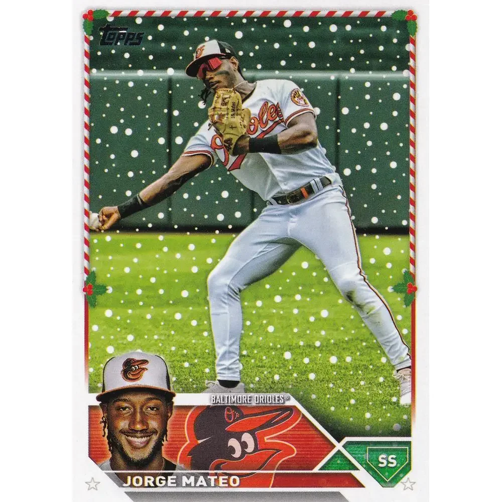 2023 Topps Holiday Jorge Mateo H181 Baltimore Orioles